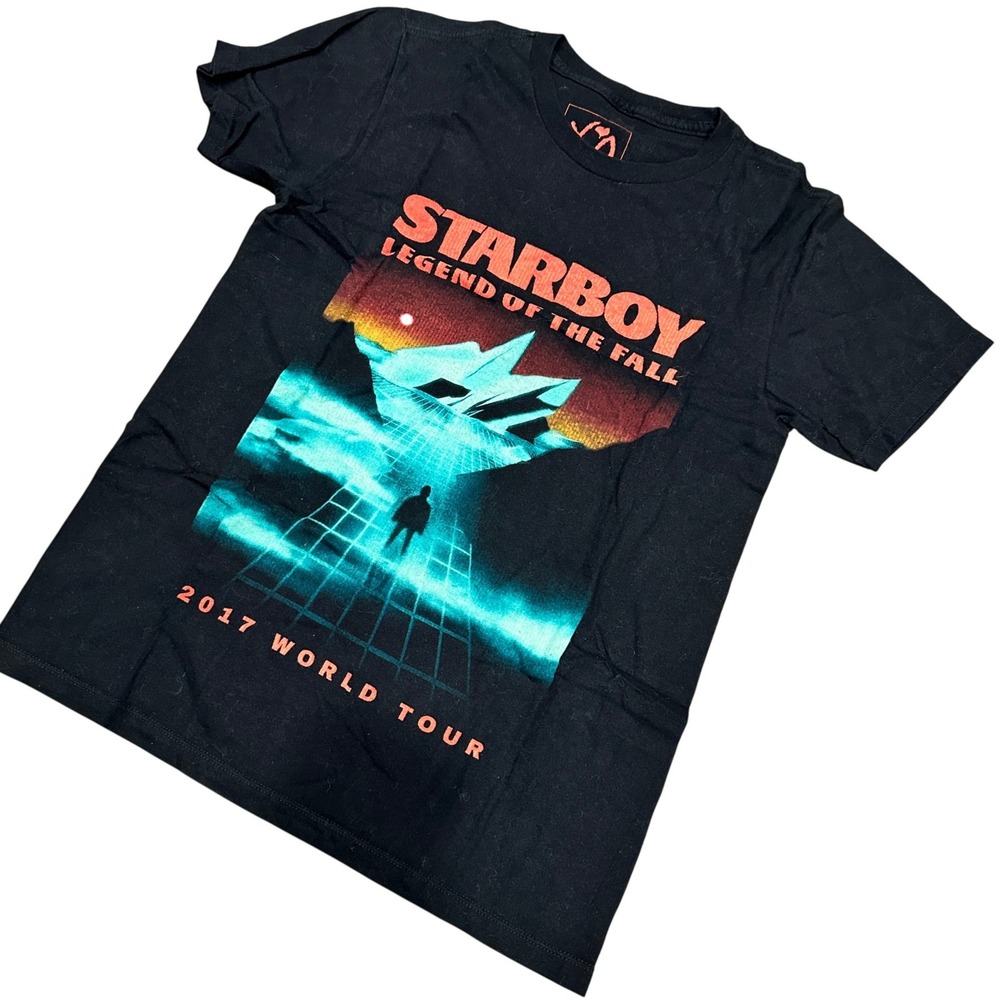 The Weeknd Starboy Men's Small Legend of the Fall 2017 World Tour Concert TShirt